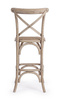BIZZOTTO krzesło barowe CROSS beżowe