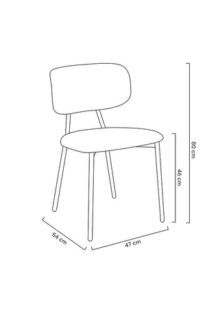 Krzesło FABIOLA BOUCLE białe