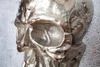 INVICTA dekoracja ścienna SKULL srebrna