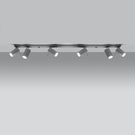 Plafon RING 6L szary