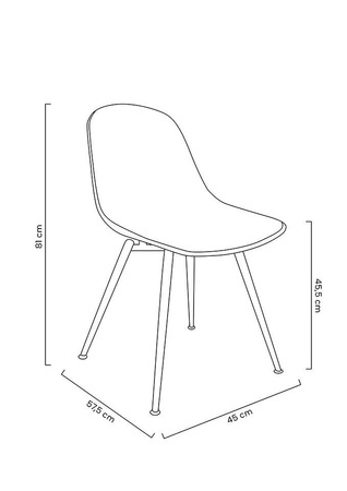 Krzesło RESOL czarne