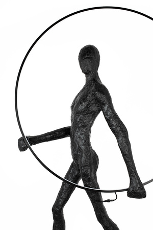 MOOSEE lampa podłogowa HUMAN ROUND włókno szklane