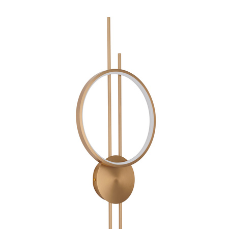 Lampa ścienna ECLIPTICA LED złota 100 cm