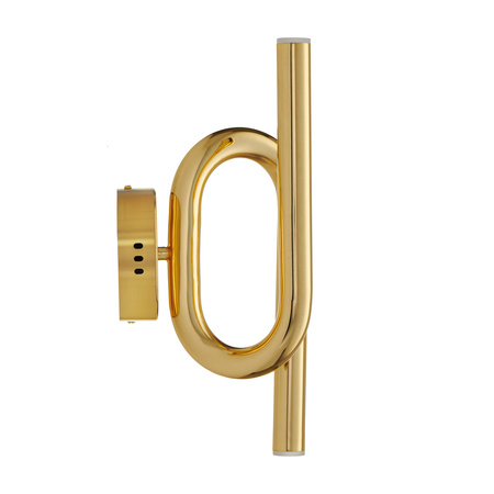 Lampa ścienna MYK LED złota 42 cm