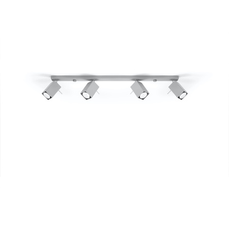 Plafon MERIDA 4L szary