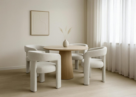 MaMaison krzesło LOGAN białe