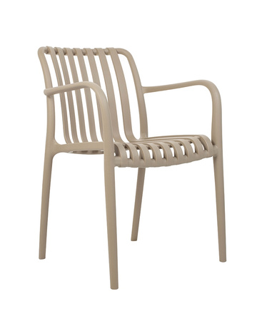 MODESTO krzesło STRIPS ARM beżowe