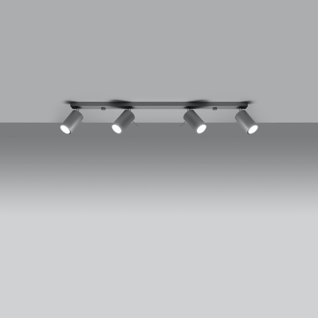 Plafon RING 4L szary