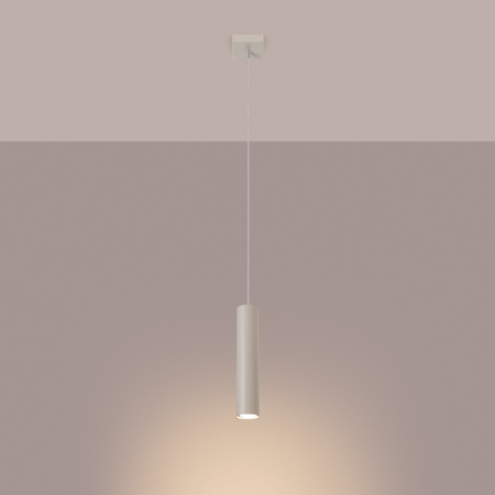 Lampa wisząca LAGOS 1 beżowa