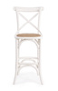 BIZZOTTO krzesło barowe CROSS białe