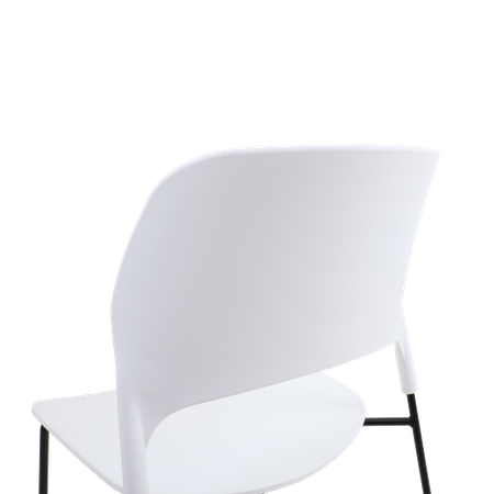 Krzesło TIPICO biało czarne