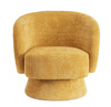 BIZZOTTO fotel obrotowy JULIENNE żółty