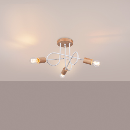 Żyrandol EMBER 3 biały