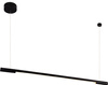 MAXLIGHT P0354D LAMPA WISZĄCA ORGANIC HORIZON 100CM CZARNA ŚCIEMNIALNA