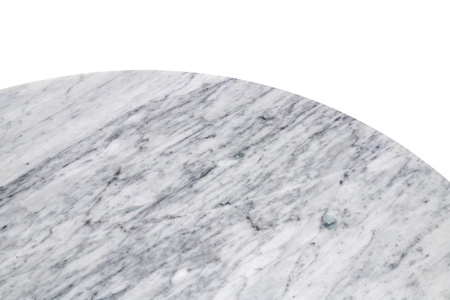 Stół TULIP MARBLE 120 CARRARA biały - marmur, metal