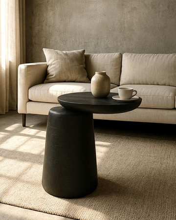 MaMaison stolik ELIAS czarny / drewno