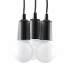 Lampa wisząca DIEGO 3 czarna