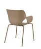 BIZZOTTO krzesło LENNOX ARM brązowe