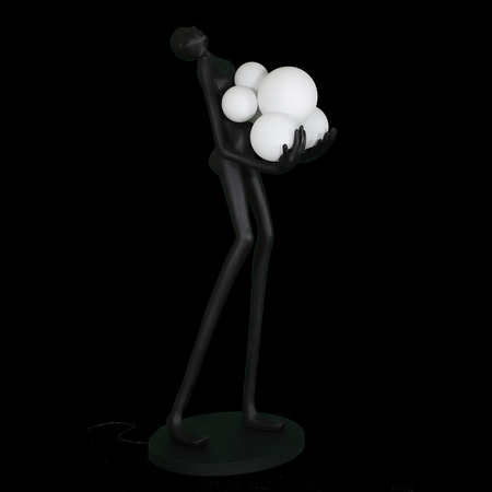 Lampa podłogowa WOMAN czarna 180 cm