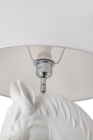 MOOSEE lampa podłogowa KOŃ HORSE STAND M biała - włókno szklane