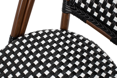 Krzesło ogrodowe CAFE PARIS brązowe rattan