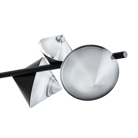 Lampa wisząca CONE LED czarna 130 cm