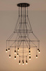 MOOSEE lampa wisząca FLUSSO 20 czarna