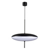 Lampa wisząca PIATTO biało-czarna 50 cm