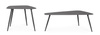 BIZZOTTO zestaw stolików YVONNE FLARED    szary