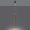 Lampa wisząca PASTELO 1 drewno