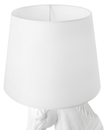 MOOSEE lampa podłogowa KOŃ HORSE STAND S biała - włókno szklane