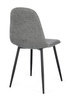 BIZZOTTO krzesło IRELIA czarny / szary