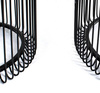 KARE zestaw stolików kawowych WIRE 44 cm czarny