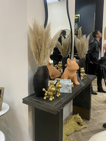 RICHMOND dekoracja DOG BUL różowa