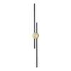 Lampa ścienna CENTRO czarna 122 cm