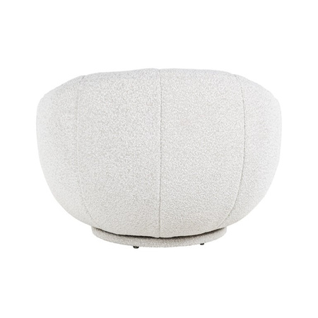 RICHMOND fotel obrotowy KENDALL BOUCLE biały