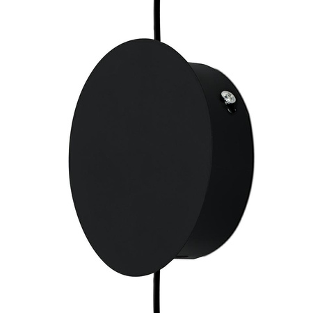 MOOSEE lampa ścienna FLUSSO WALL czarna