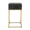 RICHMOND szafka nocna BLACKBONE GOLD - 1 szuflada