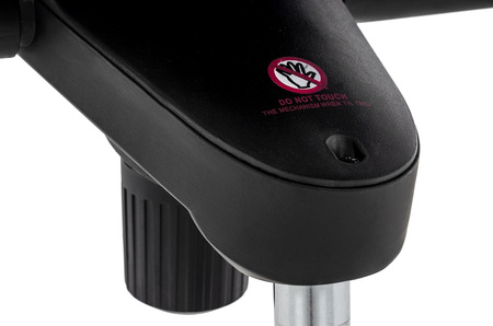 Fotel biurowy LOUNGE BUSINESS czarny - sklejka jesion, skóra naturalna, stal polerowana