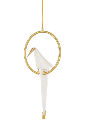 Lampa wisząca LORO 1 CIRCLE złota - LED