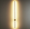 Lampa ścienna SPARO LED złota 100 cm