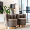 RICHMOND fotel obrotowy MAYFAIR szary