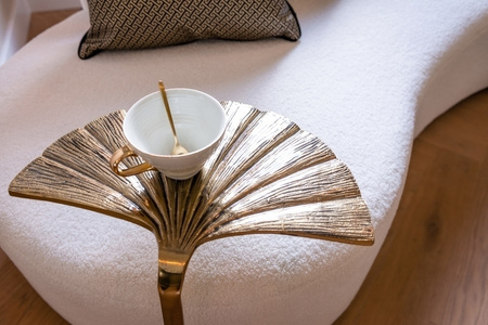 RICHMOND stolik LUISANA szczotkowane złoto