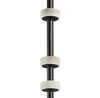 Lampa podłogowa RINGO czarna 182 cm