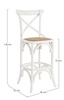 BIZZOTTO krzesło barowe CROSS białe