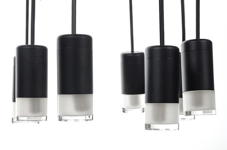 MOOSEE lampa wisząca FLUSSO 8 czarna