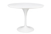 Stół TULIP PREMIUM 100 biały  - MDF, metal
