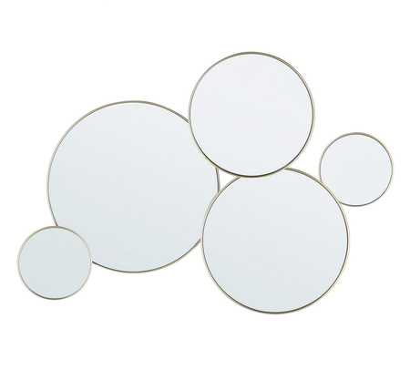 BIZZOTTO lustro ścienne CONNERY 80x35 cm  złote