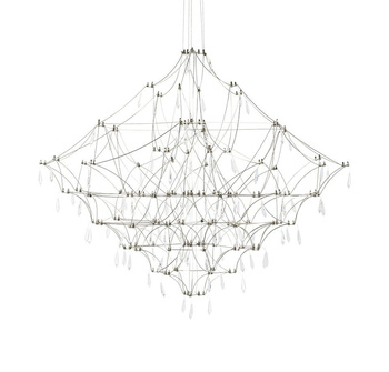 MOOSEE lampa wisząca CONSTELATION 100 -   LED, stal szczotkowana