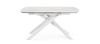 BIZZOTTO stół ogrodowy JOAKIM 160-240     biały / rozkładany